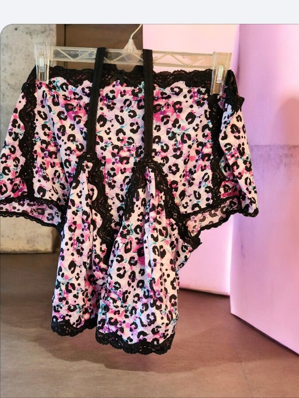 torrid Pink and Black Leopard Lace-Trim Brallete Set ■ Nwt ■ No Offers Size 6x